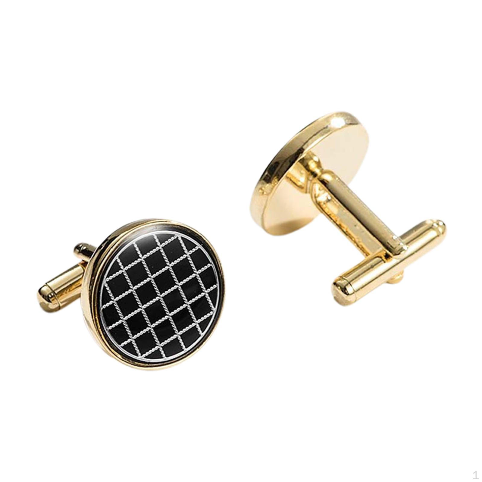 

Запонки для чоловіків Гудзики на манжетах Ювелірні вироби Креативний смокінг Посилання для сорочок Шпильки Батькові Style D