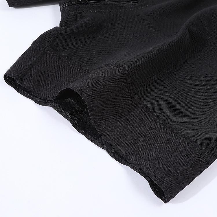 Damskie body wyszczuplające talię i podnoszące biodra w dużych rozmiarach z zamkiem błyskawicznym