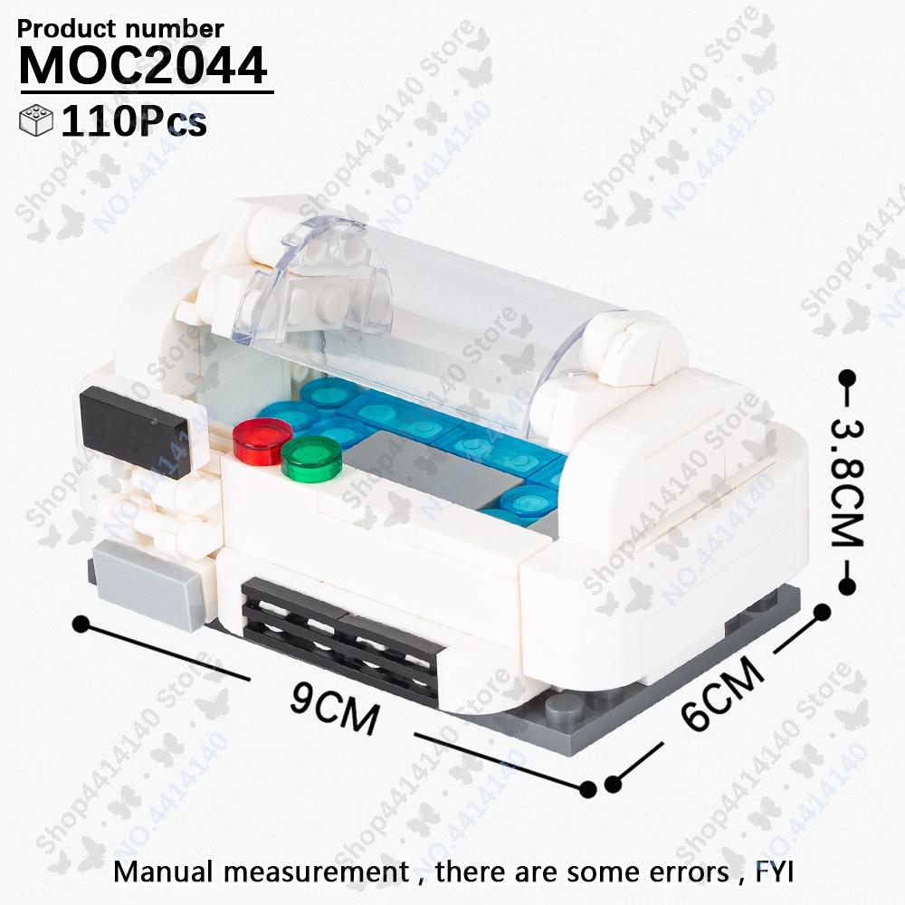 MOOXI Space Wars Movie Throne Military Conference Room Scenario Model Building Block DIY Diorama Bricks For Kids Montessori Toys