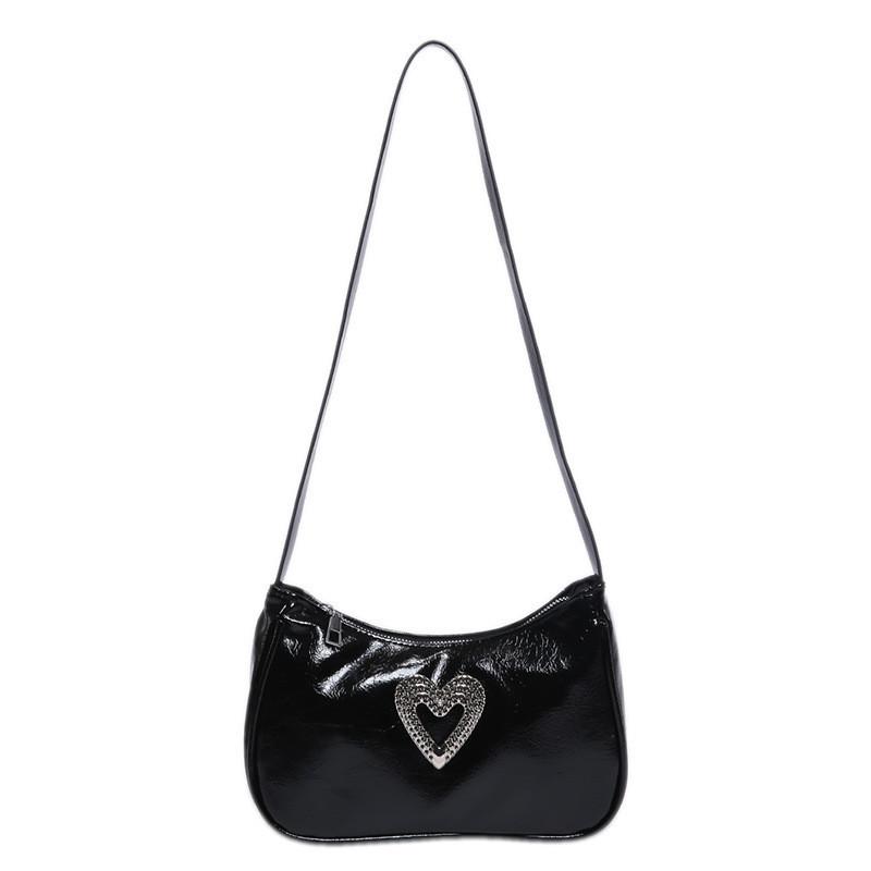 Elegant Pu Leather Shoulder Bag For Women 2024 Fashionable Underarm Purse