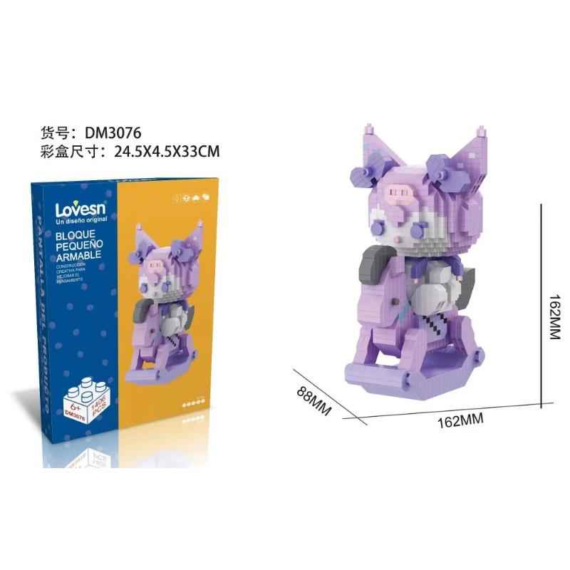 Micro Building Block Stitch Anime Assembled Model Mini Brick Figures Toys For Kids