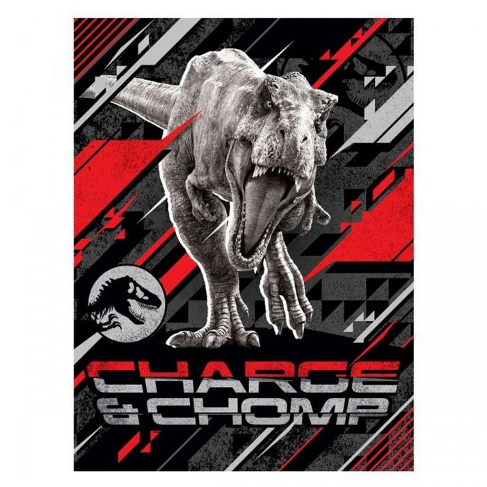 Jurassic World Charge & Chomp Fleece Blanket