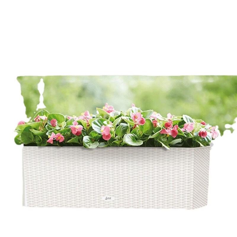 Zhuchuang Jingpin HC Self-Watering Hanging Rattan-Style Balcony Planter