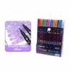 24/48/72/96 Colors Double-Ended Glitter Pens Quickly Dry Watercolor Pen  Drawing Painting