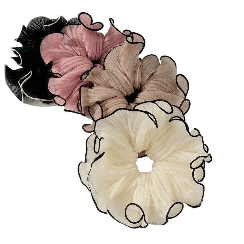 Large Scrunchie: Women's Mori Style Summer Mesh Floral Headwear