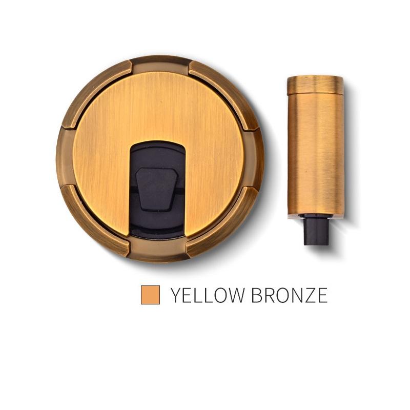 No Magnetic Mechanical Floor Door Stopper Holder, Windproof Double no - Hole Design, Suitable for Door Heights 5-20mm from Floor