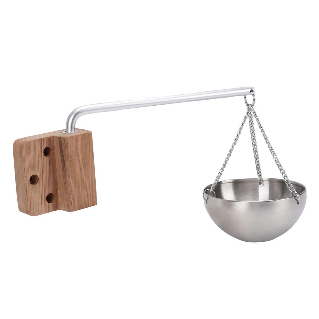Sauna Aromatherapy Bowl Sauna Oil Cup Holder Stainless Steel Essential Oil Fragrance Diffuser Bowl for Sauna Spa Semi