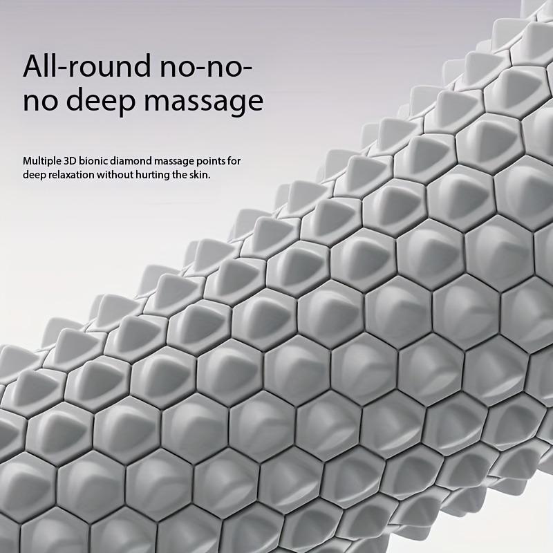 1 foot massage roller with speed control - deep tissue massage rough surface, suitable for yoga and fitness hobbies