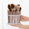 1Pcs Multi Hole Plastic Pencil Storage Rack Makeup Brush Holder For Desk Office Makeup Artist Classroom Stationery Storage