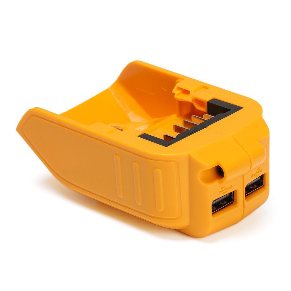 Durable Dual Output Travel Power Bank Converter USB Phone Charger Li-ion Battery Adapter 12V/20V