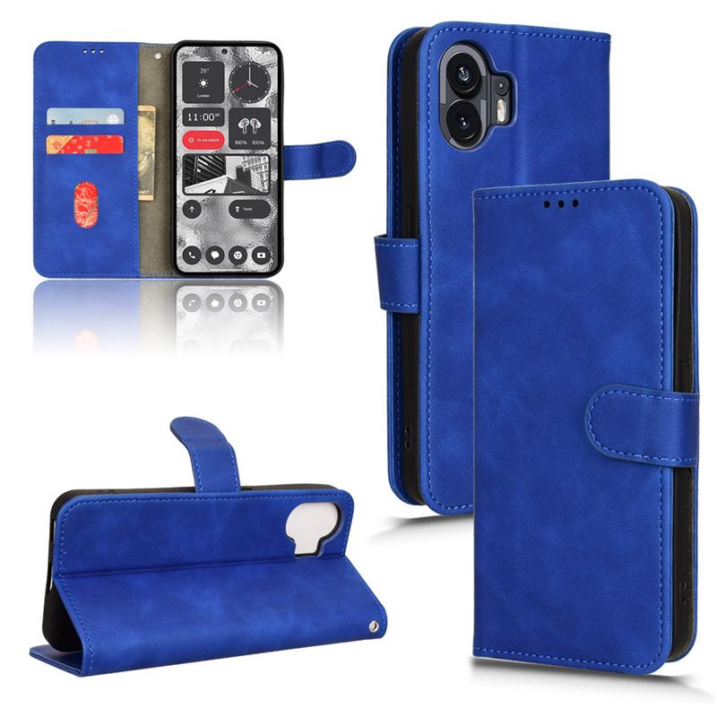 Nothing Phone 2 Magnetic Buckle Flip Cover: Multi-Card, Business Leather Protective Case