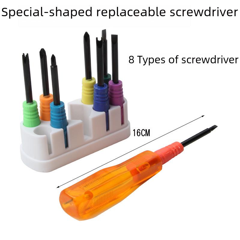 Y-Shaped & U-Shaped Triangular Special Screwdriver Set for Bullet Head Plug-in Board