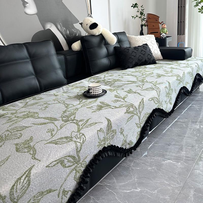 

Ретро французская подушка для дивана универсальная для всех сезонов 2025 новый кожаный диван специальная подкладка противоскользящая улучшенное ощущение чехол ткань 30 * 50 waist pillowcase