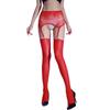 Wow wide waist lace hip sling stockings women's large size removable fat mm sling oil bright pure temptation