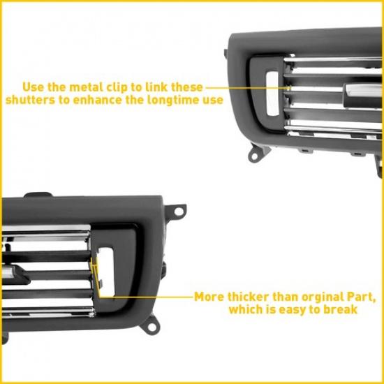 Front Air Vent Center Dash AC Grille For BMW 520I 528I 535I F10 F11 64229166885