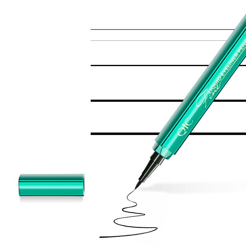 Lápis delineador verde esmeralda à prova d'água à prova de suor maquiagem de longa duração sem manchas