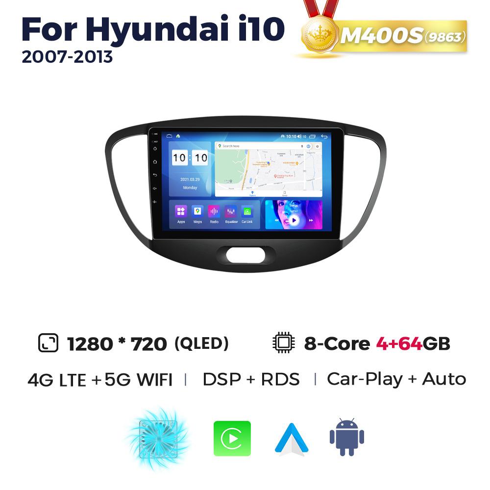 Navifly 8-Core 2Din Stereo New Android All In One Car Radio For Hyundai I10 2007-2013 Multimedia Video Player Carplay Auto Audio