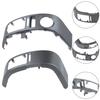 2 Buah A/C Dash Ventilasi Udara Trim Air Vent Trim reemplazar para Toyota Prius 2004 -2009 Plastik Perak + 3 equipos eléctricos