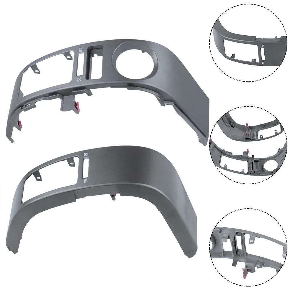 2 Buah A/C Dash Ventilasi Udara Trim Air Vent Trim reemplazar para Toyota Prius 2004 -2009 Plastik Perak + 3 equipos eléctricos