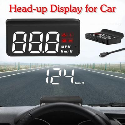 OBD2 Car Head-up Display Windshield Car Speed Projector Digital Speedometer Temperature Display Windshield Projector Accessories