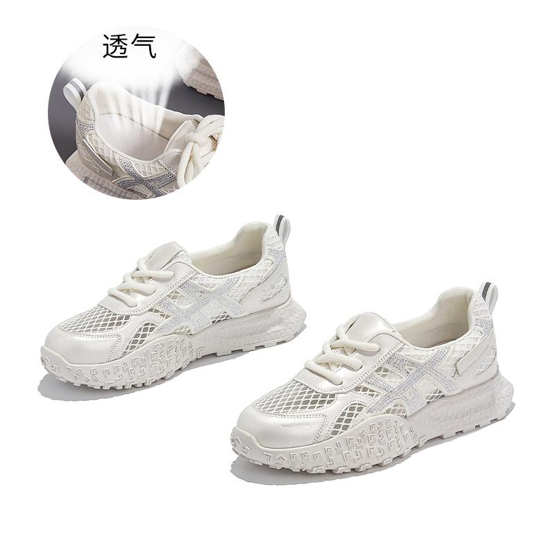 Mesh Dad Shoes Breathable German Training Shoes 2025 Summer New Fashion Casual Shoes Versatile and Comfortable Color Matching Forrest Gump Shoes
