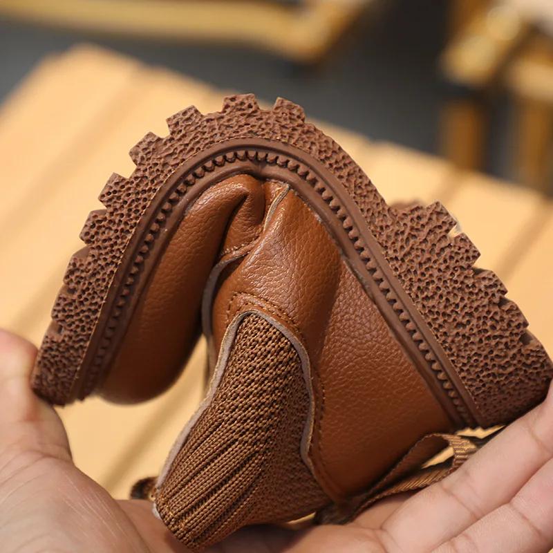 Winter Boots Kids Boys Girls Short Boots Black Beige Brown Velvet Chelsea Boots for Toddlers Nice Children Platform Shoes I07088