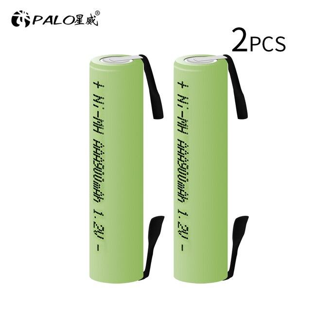 

PALO HOT 1,2 В AAA аккумуляторная батарея 900 мАч Ni-MH Nimh Bateria со сварочными выступами для электробритвы Philips, бритвы, зубной щетки 2PCS batteries