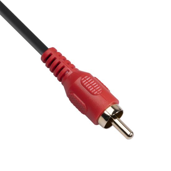 Professional 6.35mm Male to Dual RCA Male Audio Cable HiFi Stereo Aux Adapter for Mixer