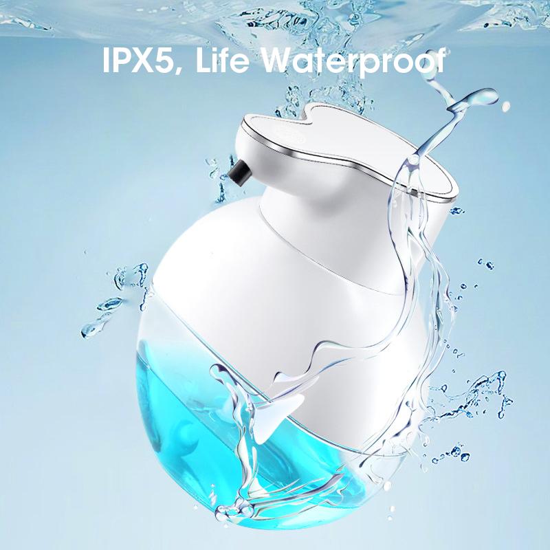 Automatic Touchless Motion Sensor Soap Dispenser 420ml Wall Mounted Liquid Dispenser for Kitchen and Bathroom Home