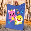 pinkfong Flannel Blanket Soft Warm All-Season Throw, Design for Camping, Car Travel, Hiking Sofa, Bed, Office Perfect Gift for Parties