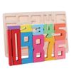 Wooden 3D Digital Puzzle Large Particle Stacking Blocks Creative Digital Building Blocks  Kids Gift