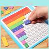 Tableau de fractions magnétique pour l'apprentissage des mathématiques avec jouet éducatif