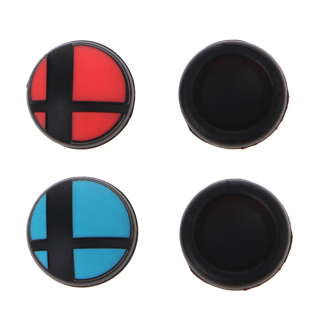 2 Pack Cute Thumb Grip Caps Protective Cover Cartoon Joystick for Case Fit For Switch Game Controller Thumbstick for Cas