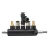 Tire Changer Machine Air Control Foot Pedal Valve 5 Way Aluminium Alloy 36mm Hole Distance Replacement Supplies