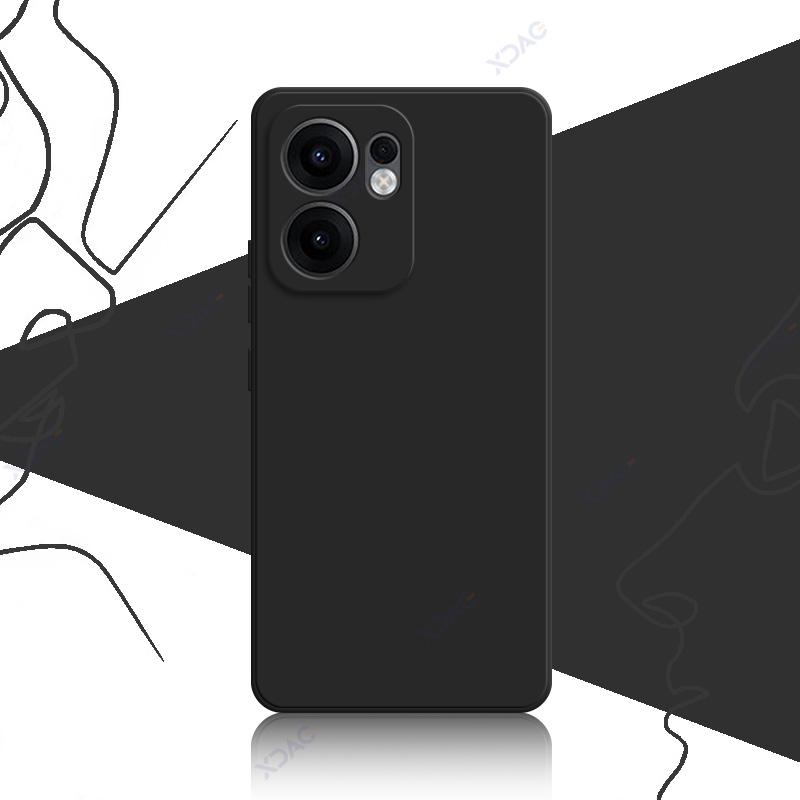 Luxury Square Liquid Silicone Cases for OPPO Reno 13F Reno13 F 4G 5G Reno13F 6.67" 360 Soft Phone Cover Waterproof Bags