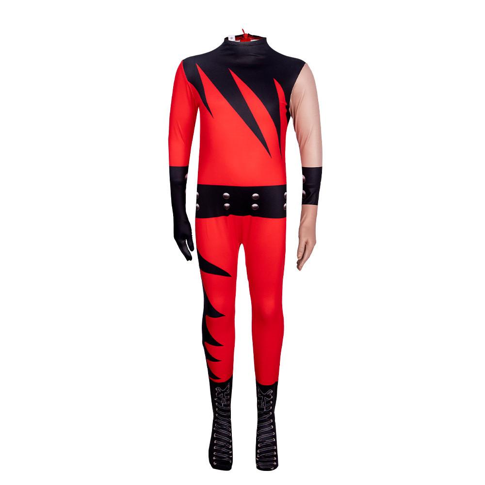 Wwe Kane Costume Kids Cosplay Jumpsuit With Mask For Halloween Party