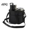 Insulated Drink Bag Carrier with Handle Strap Water Bottle Holder for Crossbody 4 Cups Detachable Divider Multi-Purpose Cooler Tote Picnic Travel