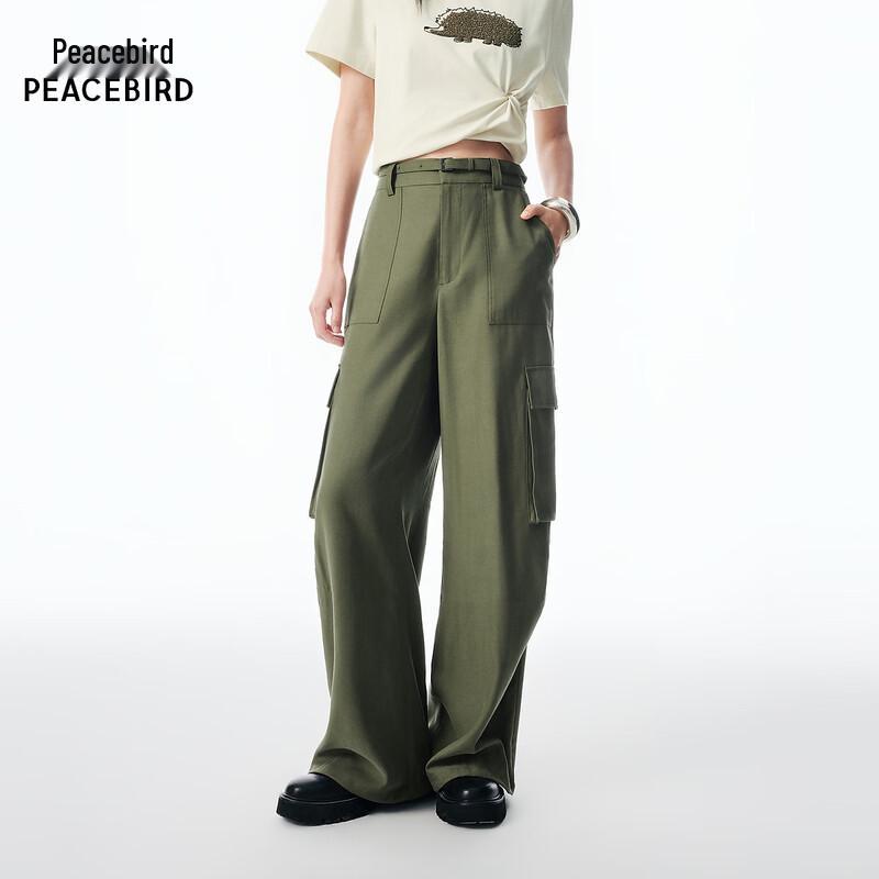 PEACEBIRD Women s Straight-Leg Cargo Casual Pants XL
