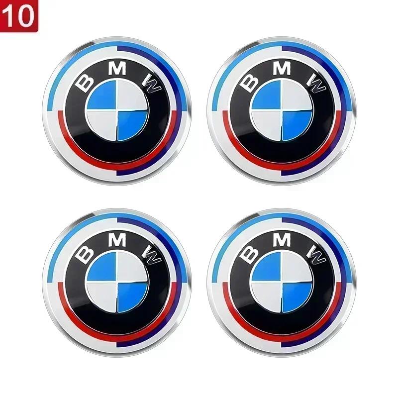 4PCS 56MM 60MM 65MM Car Wheel Hub Center Caps Sticker Rim Cover Badge Emblem for BMW E39 E87 E60 E46 E53 E90 F10 F20 F25 F30 X5
