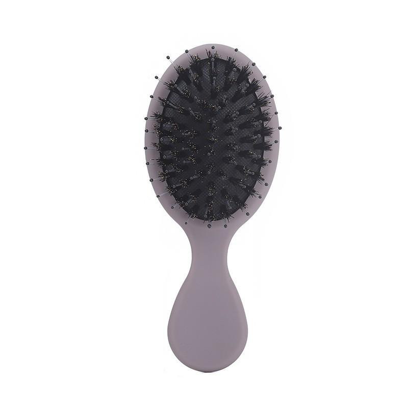 Portable Mini Pig Bristle Scalp Massage Comb for Children