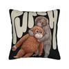Pillow Case Cute Punch Monkey Soft Pillow Cover For Couch Sofa Bedroom Novelty Pillowcases