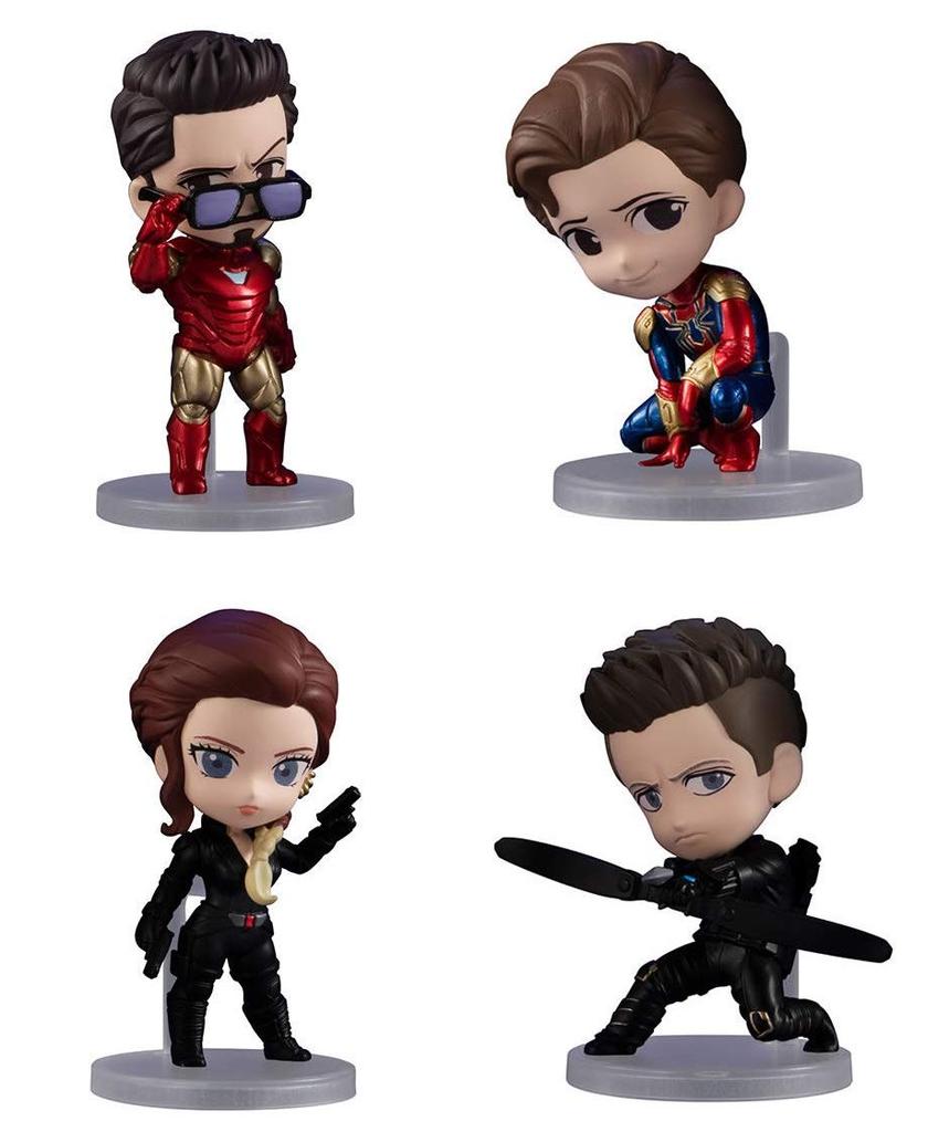 Chara MARVEL01 Endgame set of 4 types Bandai Gashapon Chima! Avengers [Complete (full set)]