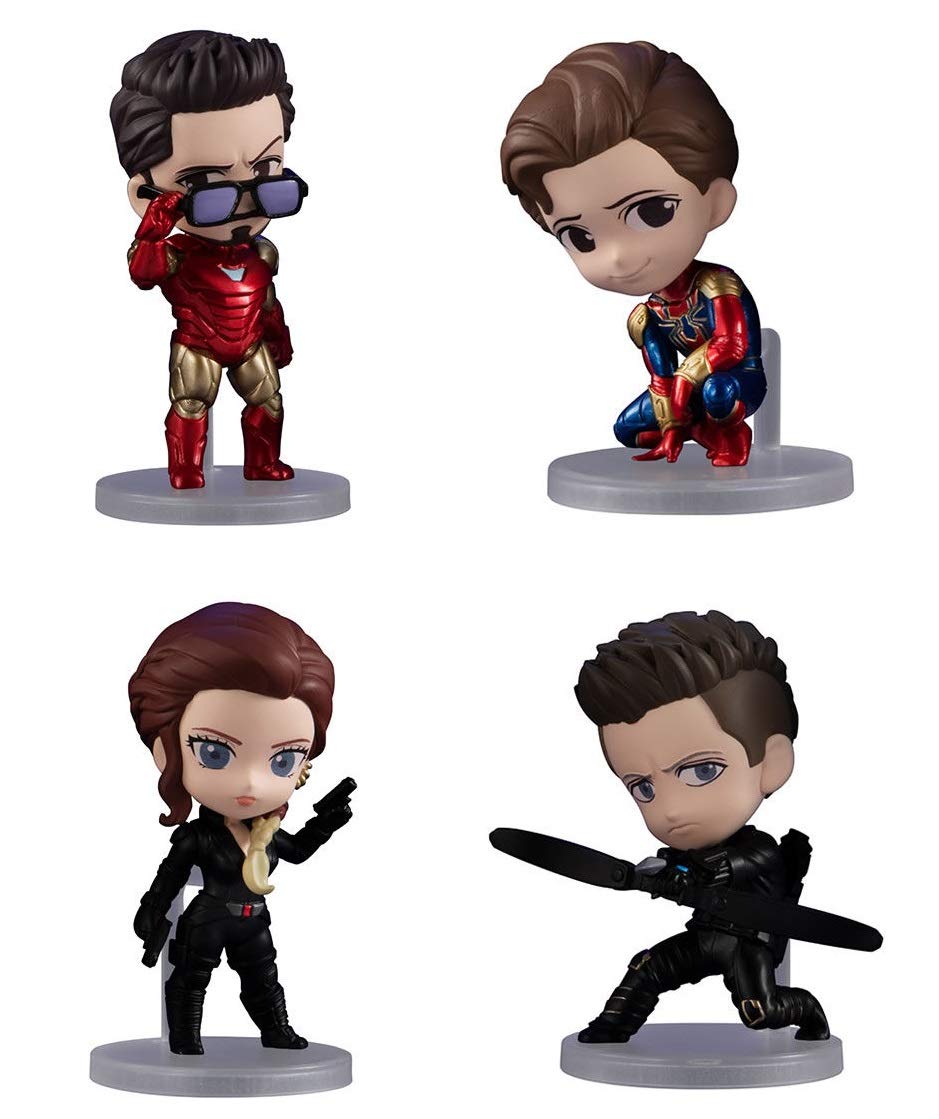 

Chara MARVEL01 Endgame set of 4 types Bandai Gashapon Chima! Avengers [Complete (full set)]