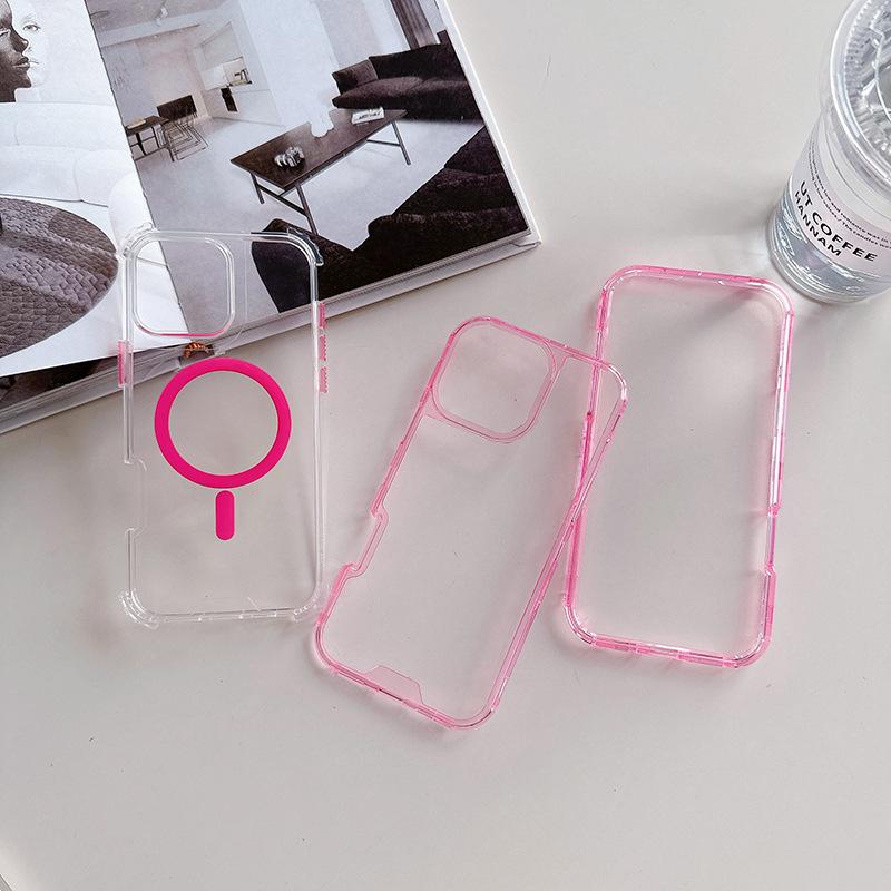 Drei-in-Eins Magnetische Handyhülle für IP16pro 16 Pro Max Zweite Generation Buntes PC