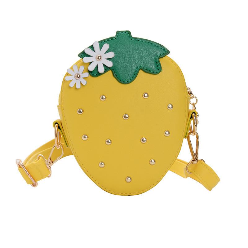 Childrens Cute Fruit Crossbody Bag With Adjustable Strap For Daily Use