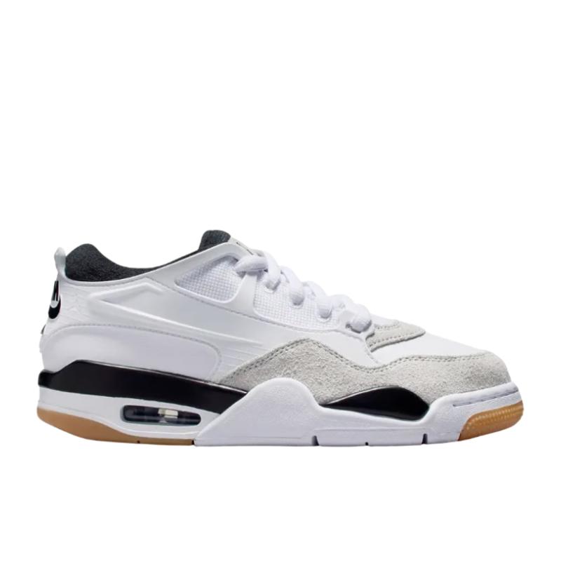 Jordan Air Jordan 4 Abrasion Resistant Abrasion Resistant Low top Children's Basketball Shoes White Teenagers FQ7938-110