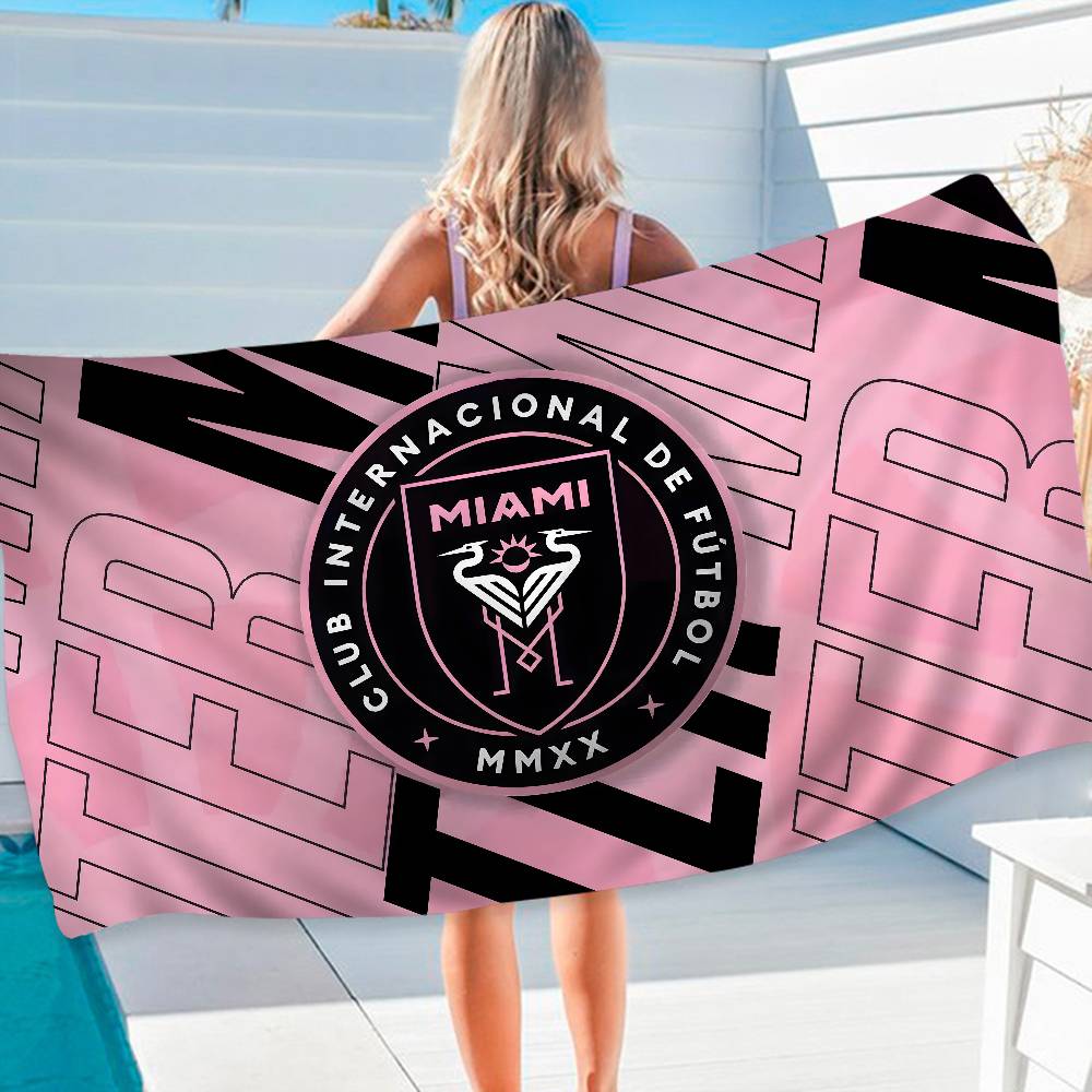 Inter M-MiamiS Anime Strandhandtuch Weiches saugfähiges Waschlappen Kindergeschenke für Kinder Reise Camping Fitnessstudio