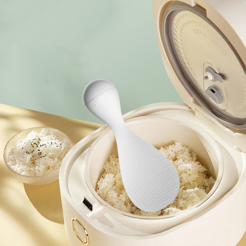 Non-Stick Rice Spoon with Anti-Stick Granules, Easy Clean Kitchen Utensil Stands Upright, Scratch-Free