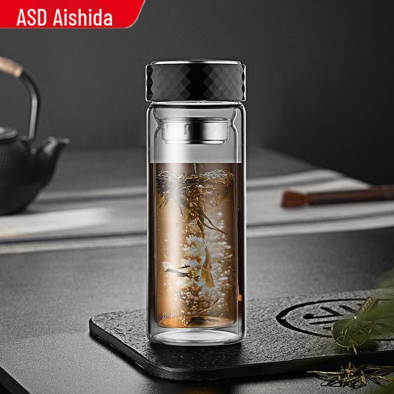 ASD Double-Layer Insulated Glass Cup