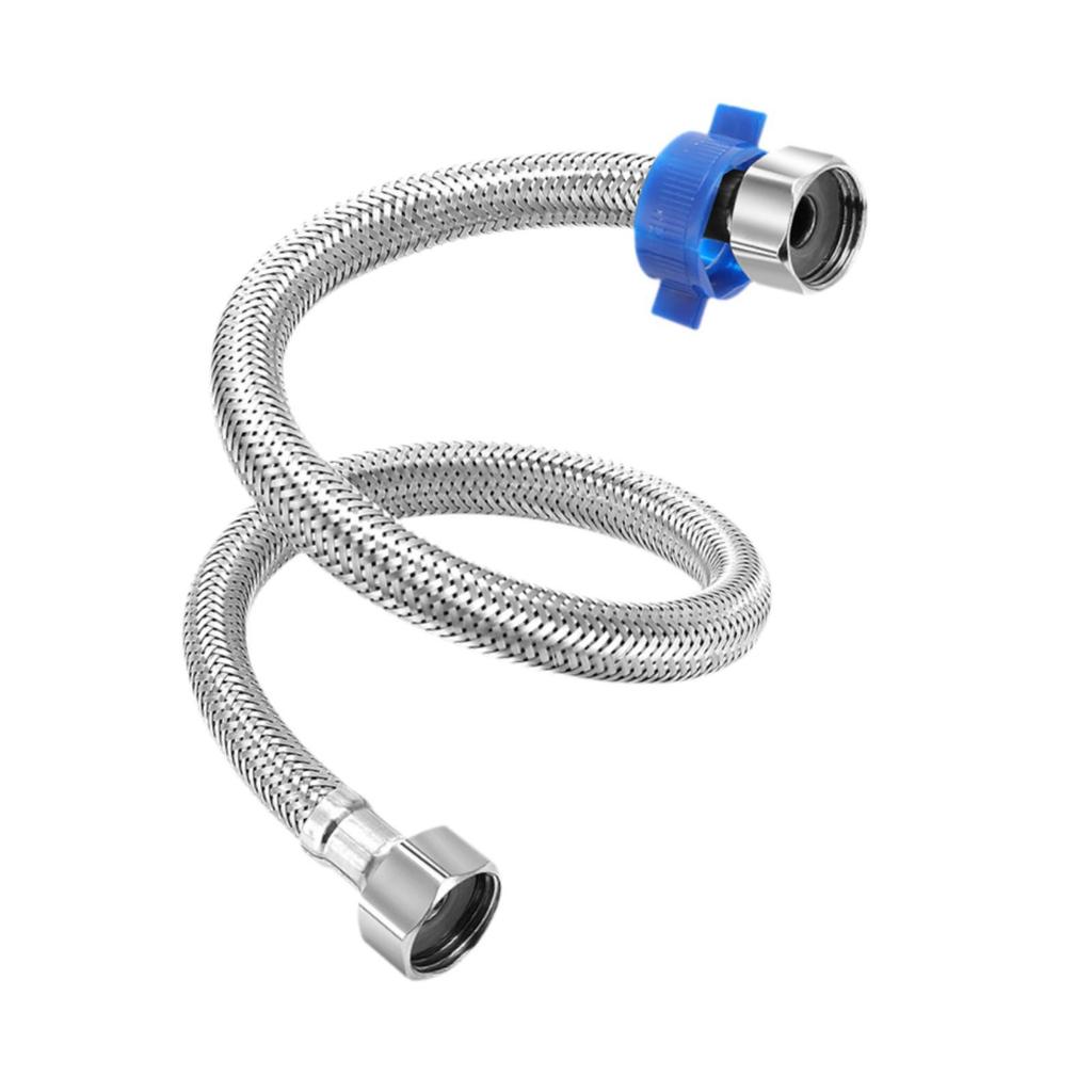 and Cold Water Faucet Inlet Hose Flexible Supply Line for Home Use 60cm